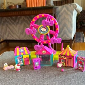 Hello Kitty World Carnival play set pieces